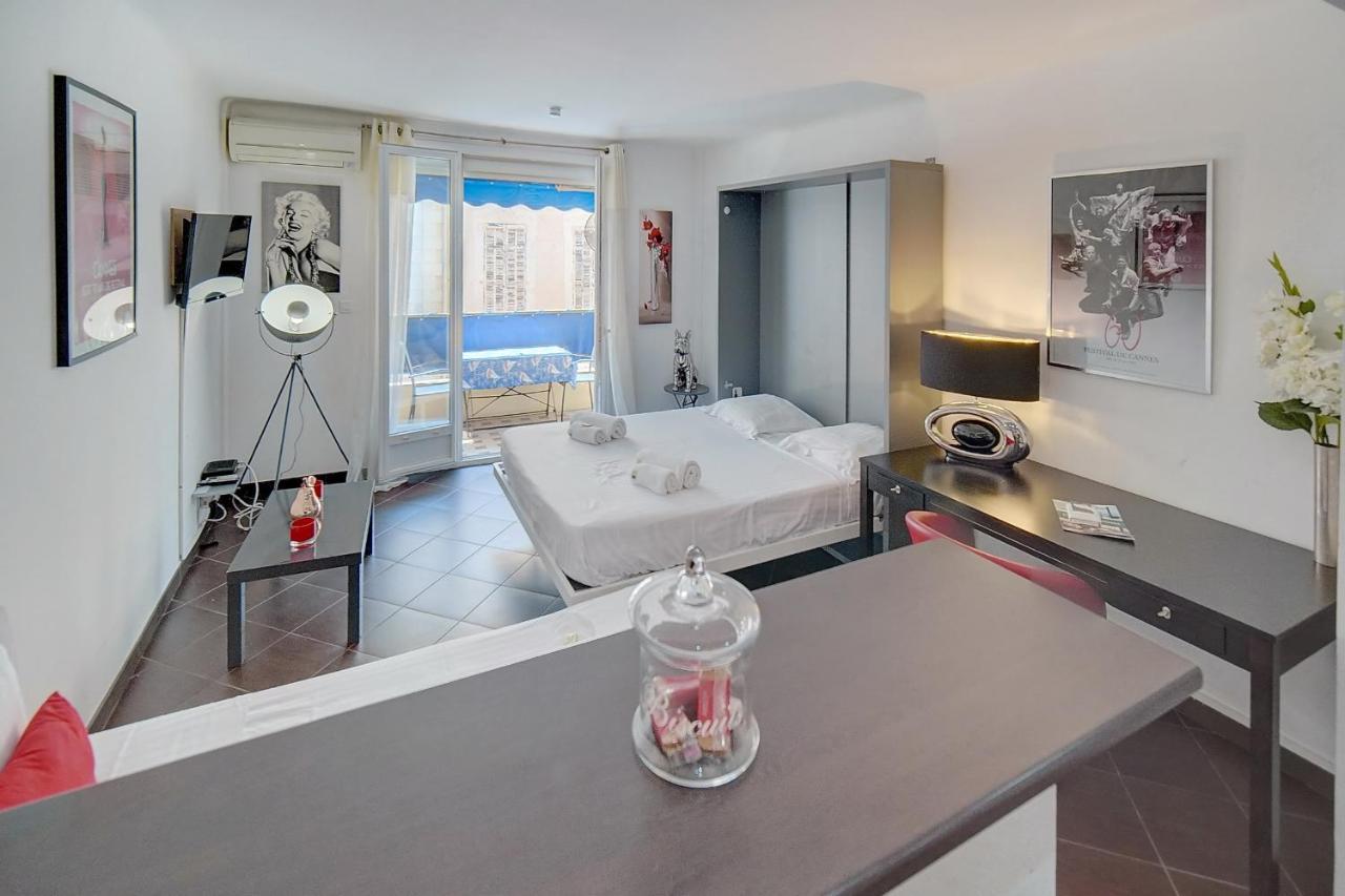 IMMOGROOM - Studio - Terrace - AC - Central Cannes Esterno foto